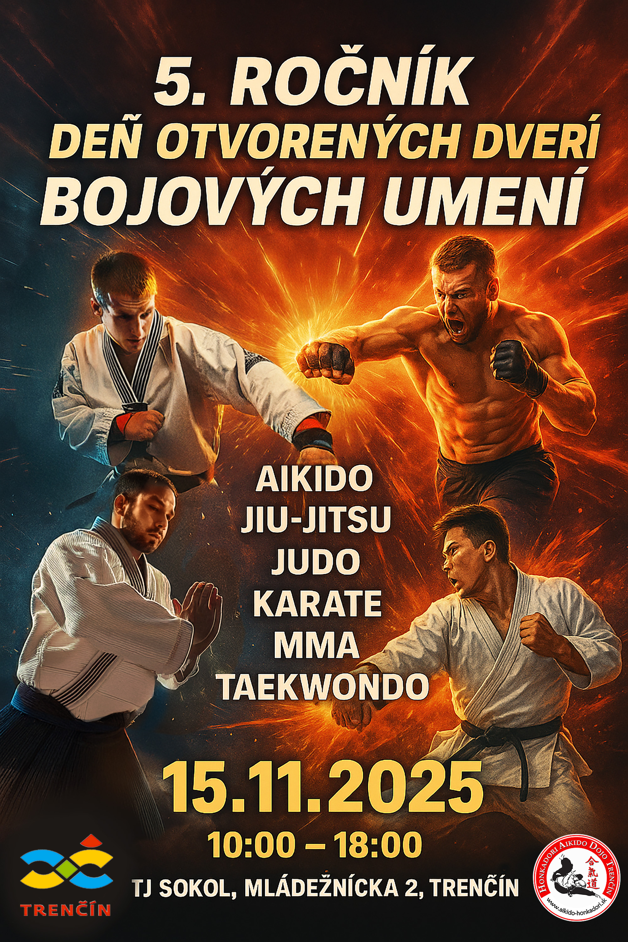 5.ročník Deň otvorených dverí bojových umení